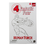 Marvel Legends Fantastic Four : Retro Collection - Johnny Storm Figure (15Cm) - F4595