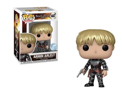 Funko POP! Attack on Titan - Armin Arlelt (Metallic) #1447 (Exclusive) Figure