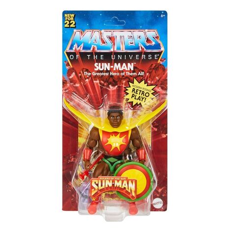 Masters of the Universe Sun-man 40th Action Figure Retro - HDR90