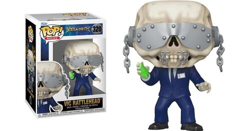 Funko POP! Rocks: Megadeth - Vic Rattlehead #320 Figure