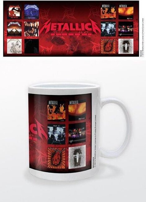 Metallica Albums Ceramic Mug - MG22556