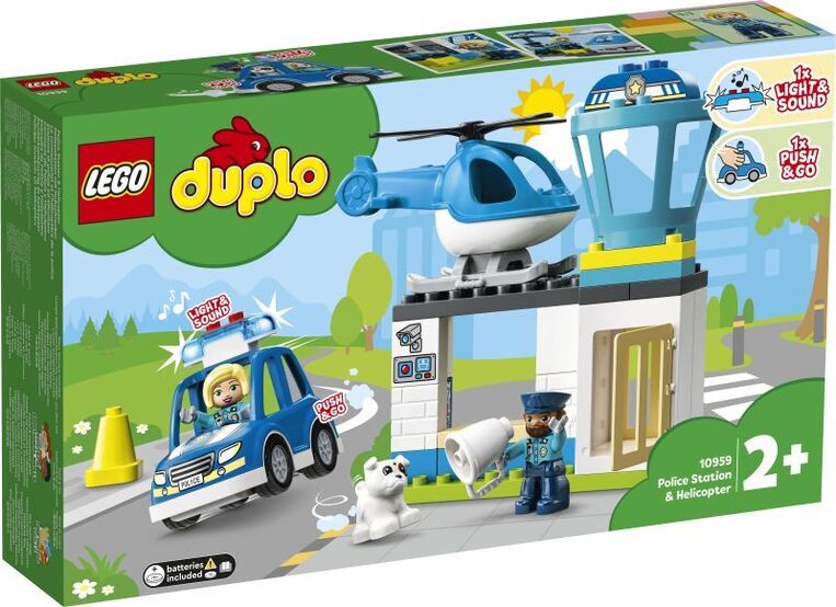 Lego Duplo Police Station & Helicopter - 10959