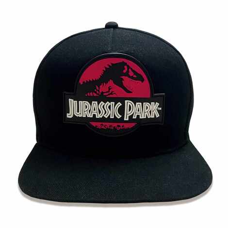 Jurassic Park – Red Logo (snapback cap Black) - SGR-JRPK-004OS