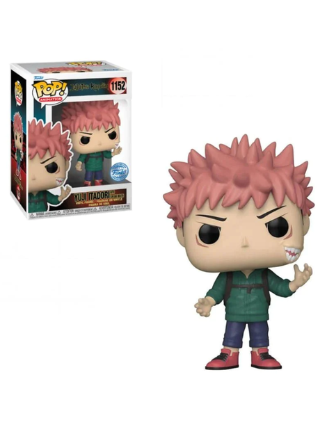 Funko POP! Jujutsu Kaisen - Yuji Itadori (with Sukuna Mouth) #1152 (Exclusive) Figure