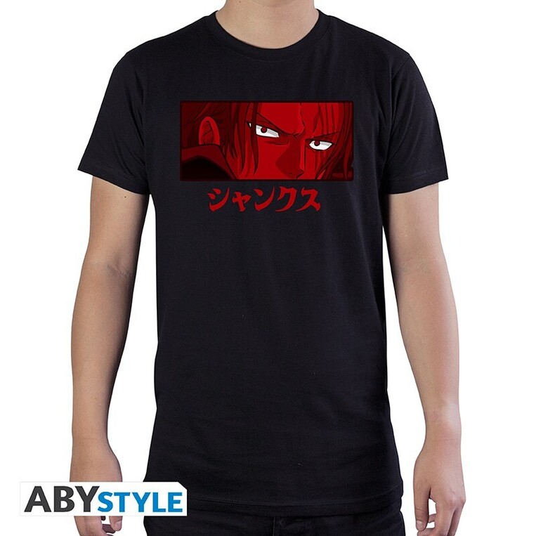 One Piece: Red - Tshirt "Shanks" Man Ss Black - ABYTEX756