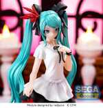 Hatsune Miku: Project DIVA MEGA39's Luminasta PVC Statue Hatsune Miku -Supreme- 18 cm - SEGA52953