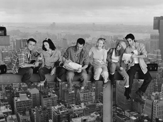 Friends Lunch On A Skyscraper Canvas Print 60 x 80cm - DC90091