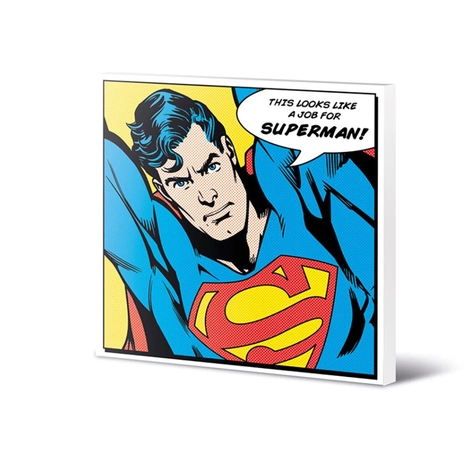 DC Comics Superman (Looks Like a Job For) Canvas 40 x 40cm - DC95054