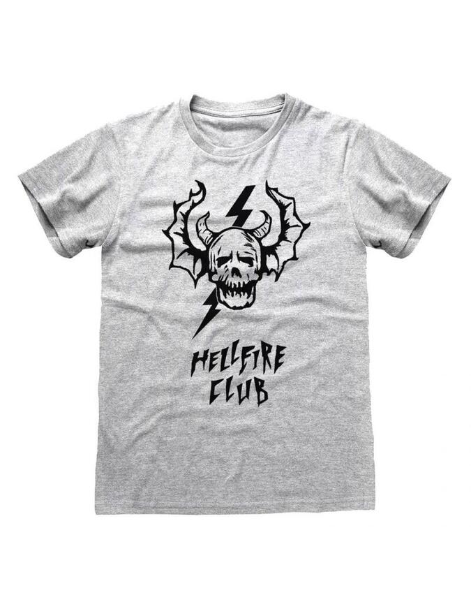 Stranger Things T-Shirt Hellfire Skull - STR03008TSC